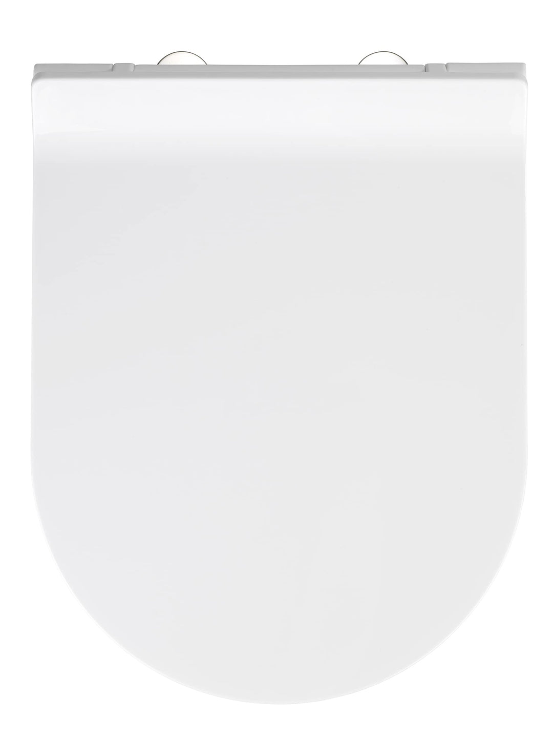 WENKO WC-Sitz Habos, Toilettensitz mit Absenkautomatik, WC-Deckel mit Fix-Clip Hygiene-Befestigung,