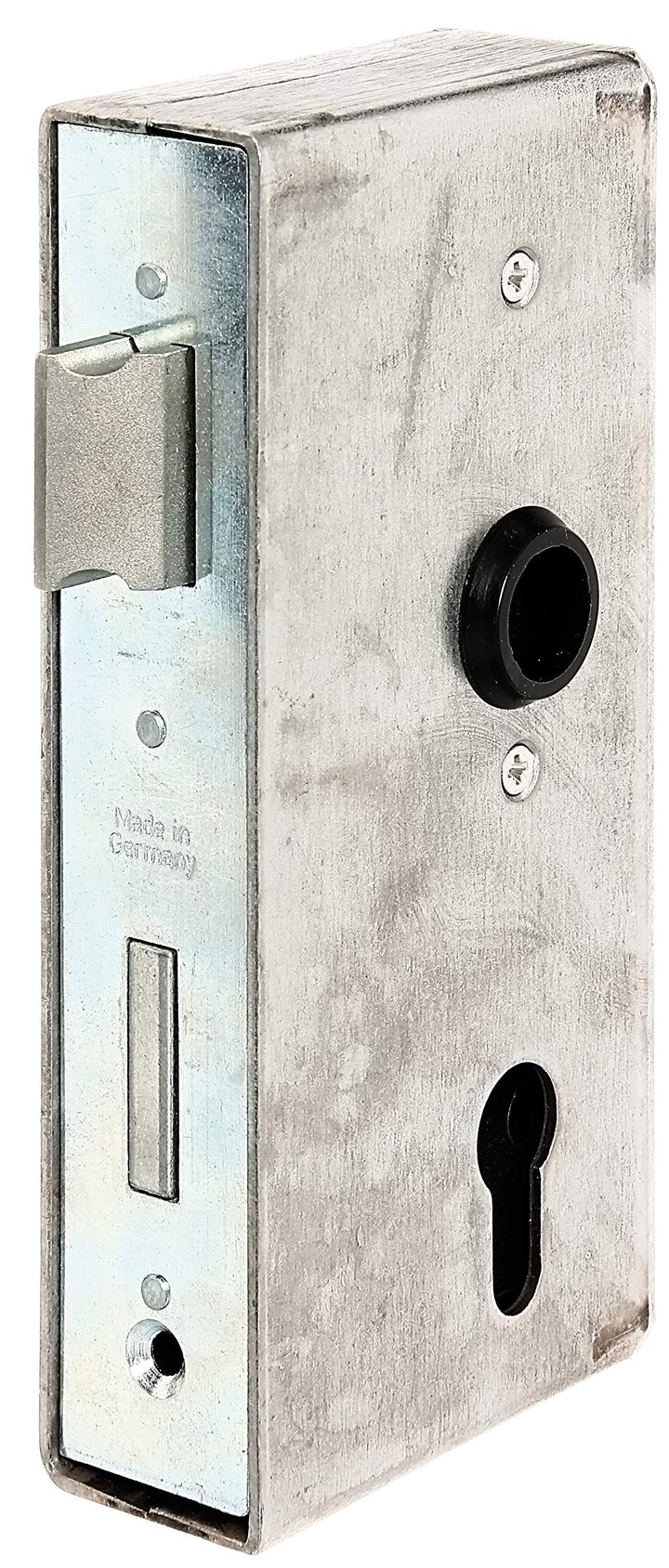 Alberts 413422 Schlosskasten | mit verzinktem Schloss | Stahl | Dornmass 55 mm | 185 x 90 x 40 mm, 1