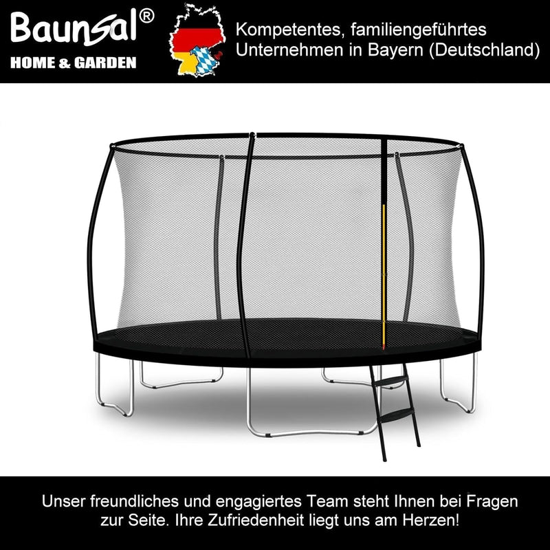 Baunsal® Trampolin Randabdeckung Ø 183 244 250 275 300 305 335 366 370 396 400 427 430 457 460 487 4