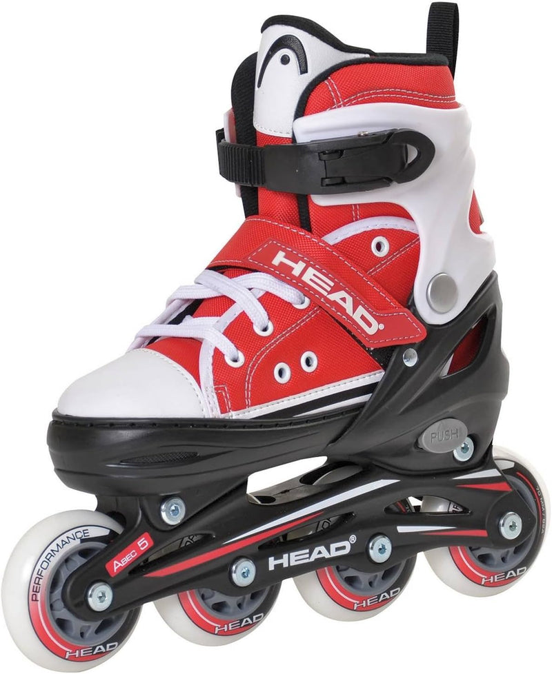 HEAD Kinder Inline Skates Cool 30-33 rot/weiss, 30-33 rot/weiss