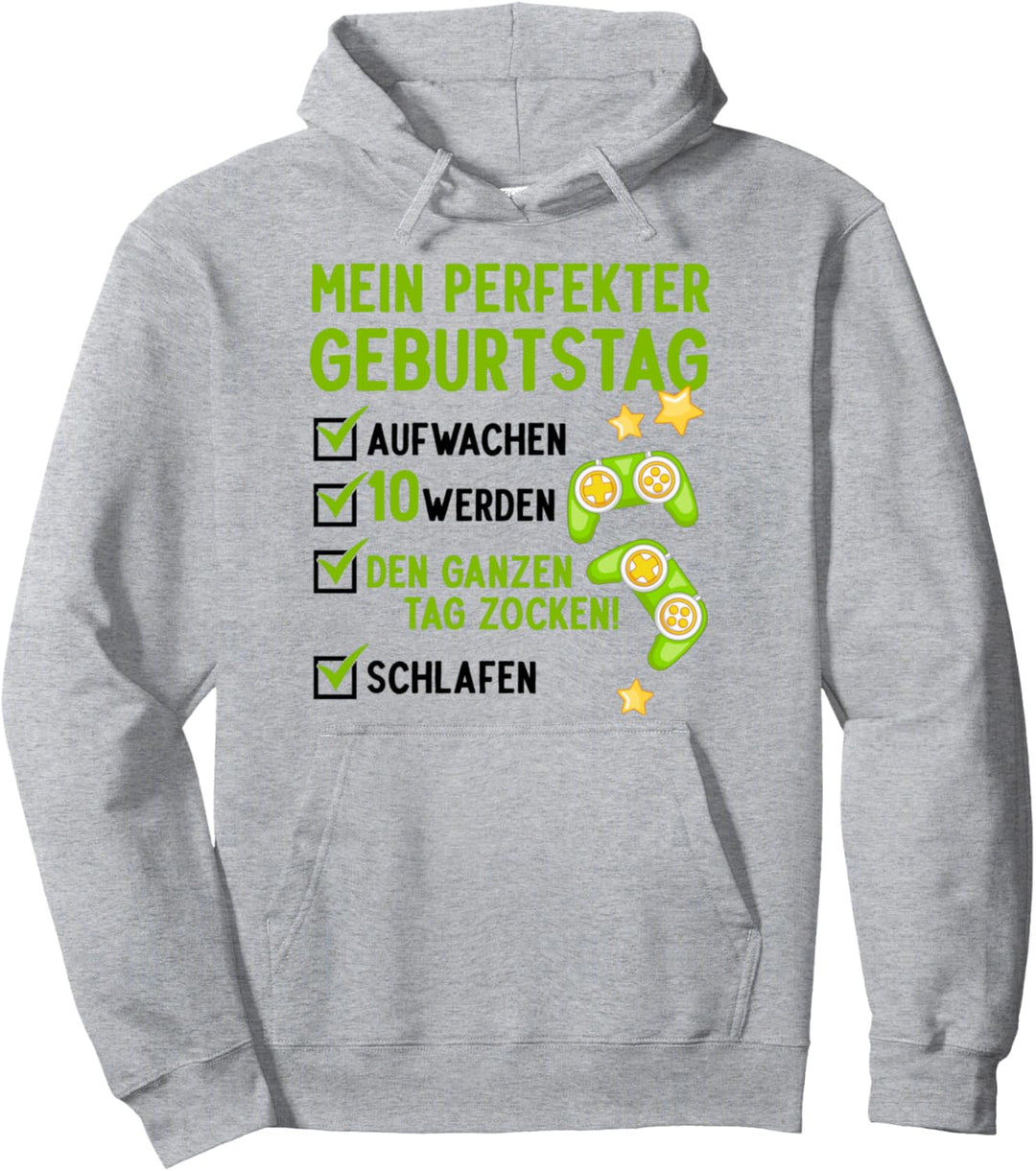 10. Geburtstag Jungen Jungs 10 Jahre Gamer Zocken Pullover Hoodie
