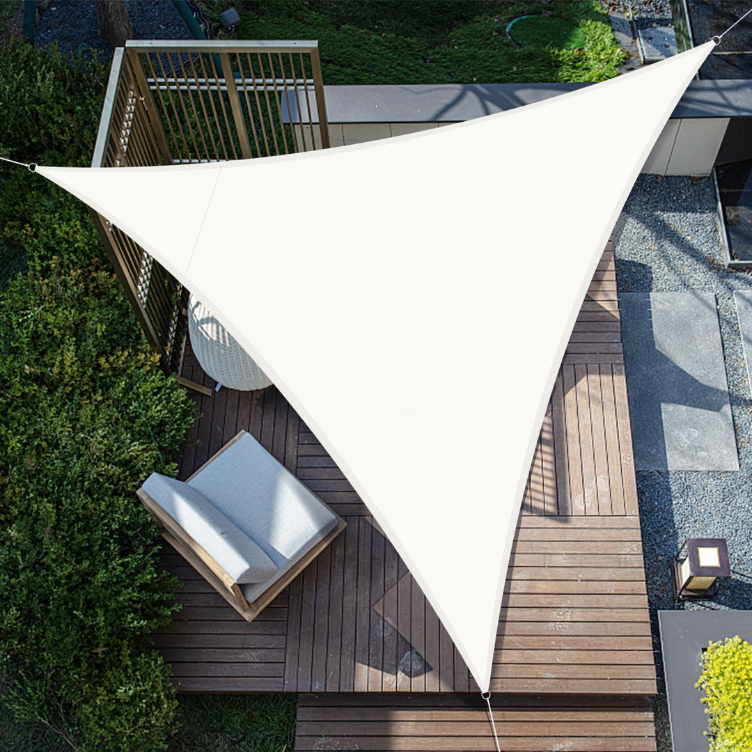 SUNNY GUARD Sonnensegel Wasserdicht 6x6x6m Dreieckig Sonnenschutz Wetterschutz Segel Baldachin UV Sc