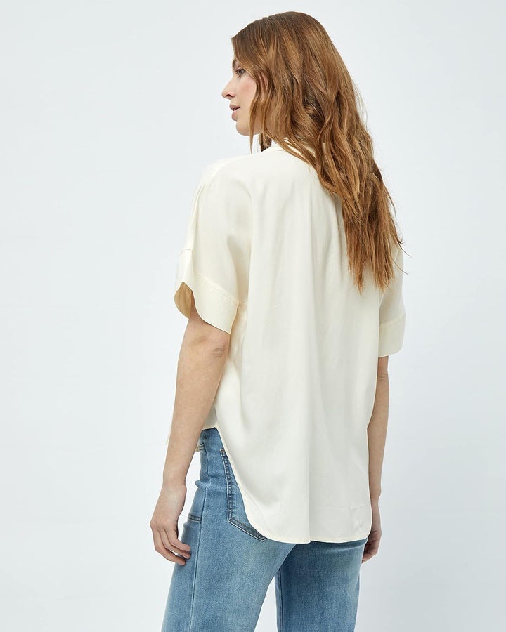 DESIRES Damen2/4 Shirt, Weisse Pfingstrose, S
