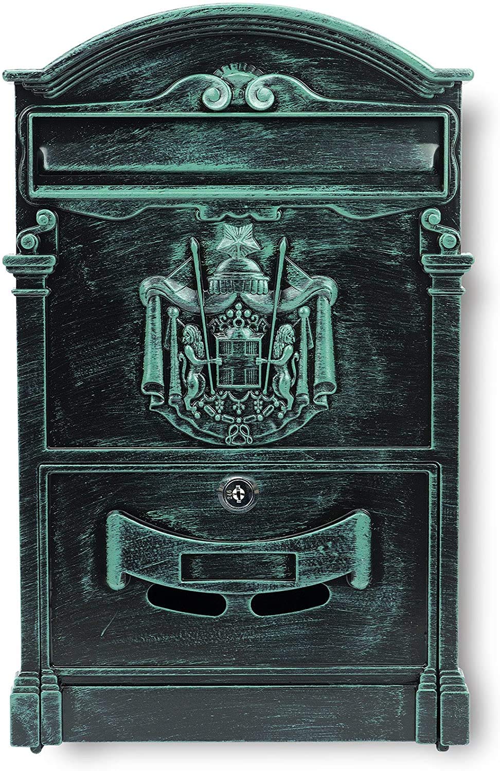 Verda Briefkasten Postkasten Retro Antik Vintage Wandbriefkasten Mailboxen Aluguss Modellwahl, Wette