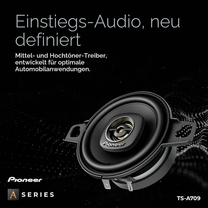 Pioneer TS-A709 A Series 2-3/4" 2-Wege, 450W Max Power, 16mm Hochtöner - Koaxial-Lautsprecher (Paar)
