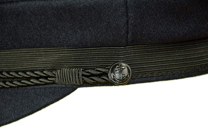 MADSea Elbsegler Premium Tuch mit Flaggenpin Pirat Jolly Roger dunkelblau Pin, Grösse:54, Pins:Pirat