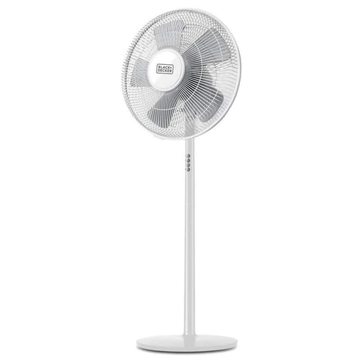Black+Decker BXEFP60E Ventilator, 60, Kunststoff, Weiss