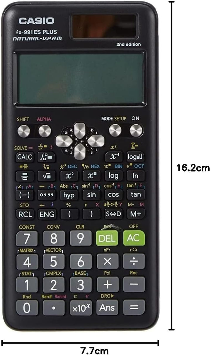 CALCUSO Sparpaket: Casio FX-991ES Plus 2nd Edition technisch-wissenschaftlicher Taschenrechner + WYN