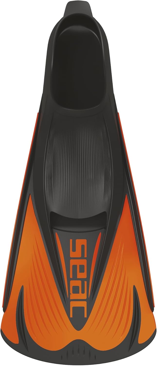 Seac Speed S Kurze Schwimmflossen für das Training im Pool und im Freiwasser 38/39 Orange, 38/39 Ora