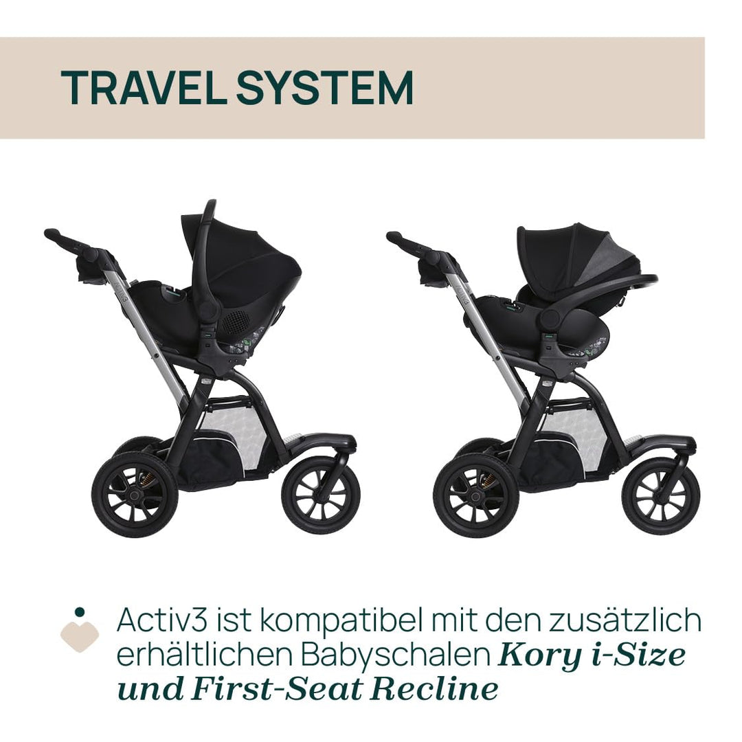 Chicco Activ3 Kinderwagen mit 3 Rädern, funktional und leicht zu steuern auf allen Untergründen, bre