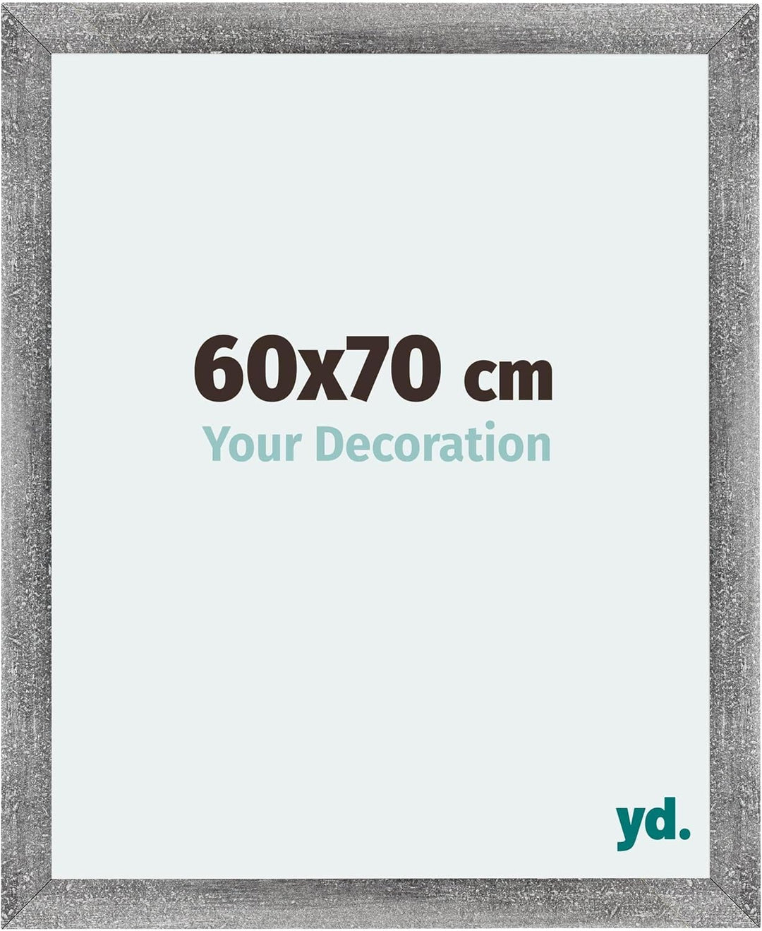 yd. Your Decoration - Bilderrahmen 60x70 cm - Bilderrahmen aus MDF mit Acrylglas - Antireflex - Ausg