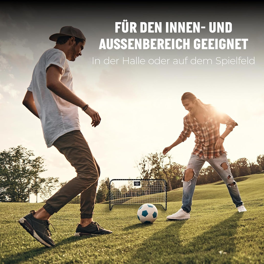Umbro Fussballtor 78 x 56 x 45 cm - Fussballtore Set von 2 - Fussball Tor - Leicht zu verstauen - Fu
