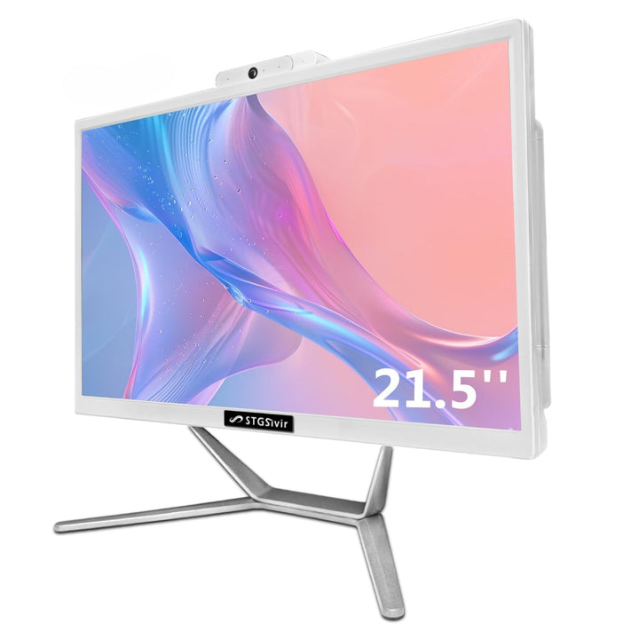 STGsivir All in One PC, 21.5" FHD Display, Core i5 bis zu 3.6 GHz, RAM 16 GB, 1TB SSD, WLAN, BlueTBo