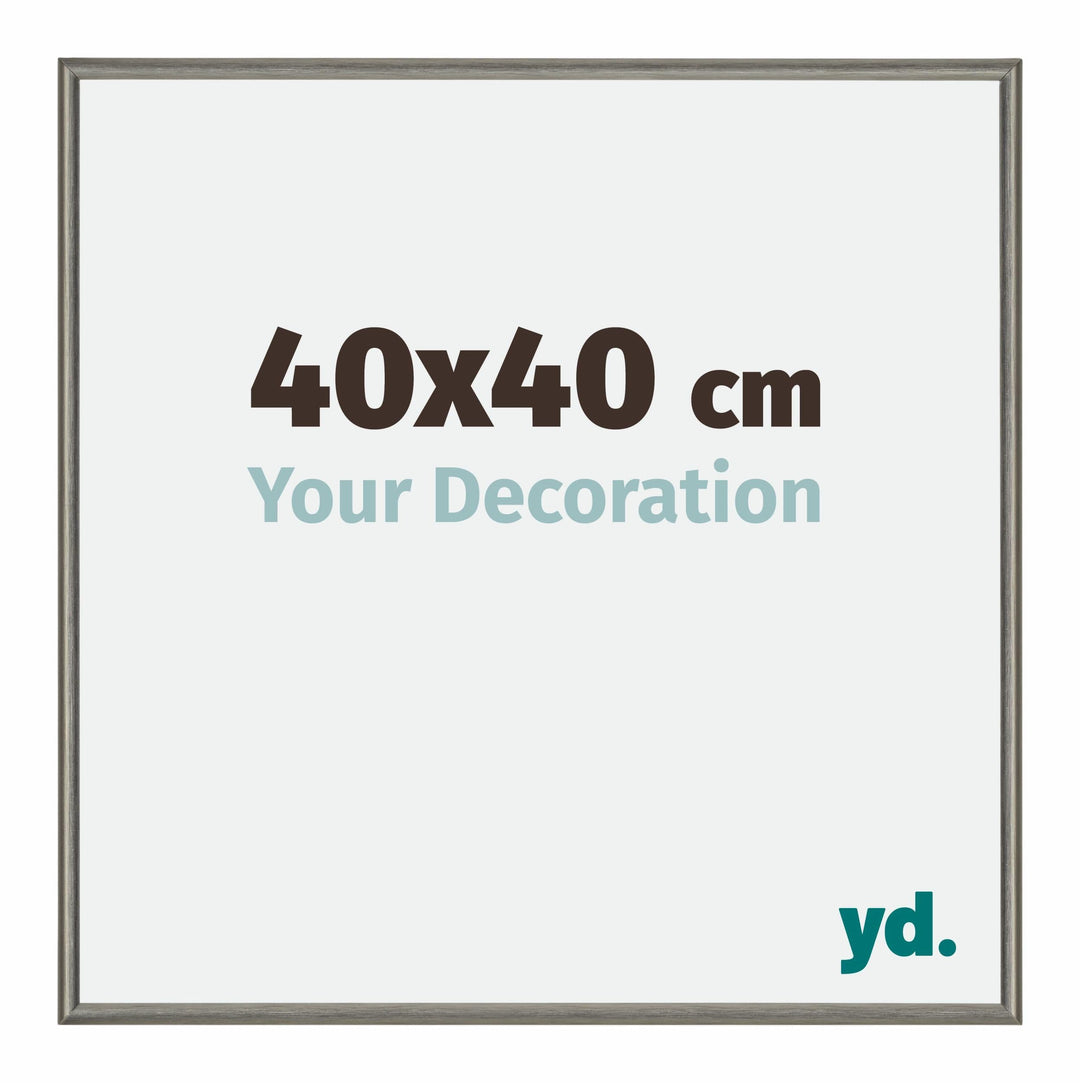 yd. Your Decoration - Bilderrahmen 40x40 cm - Bilderrahmen aus Aluminium mit Acrylglas - Antireflex