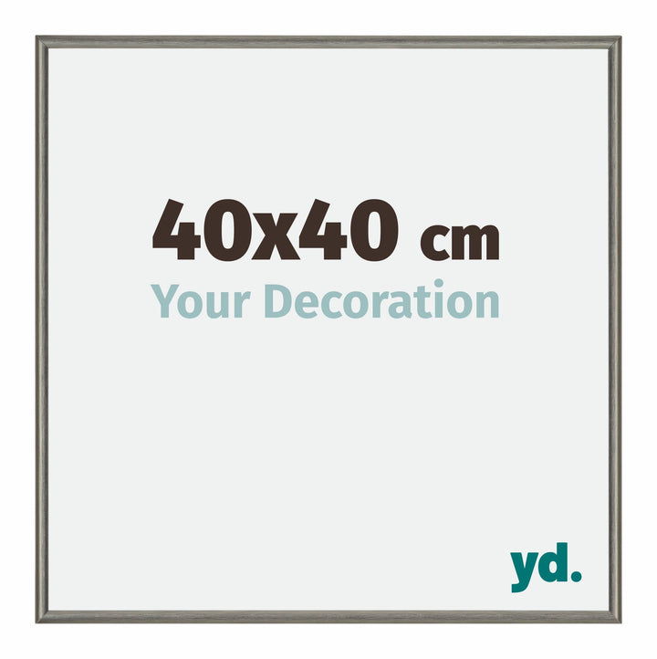 yd. Your Decoration - Bilderrahmen 40x40 cm - Bilderrahmen aus Aluminium mit Acrylglas - Antireflex