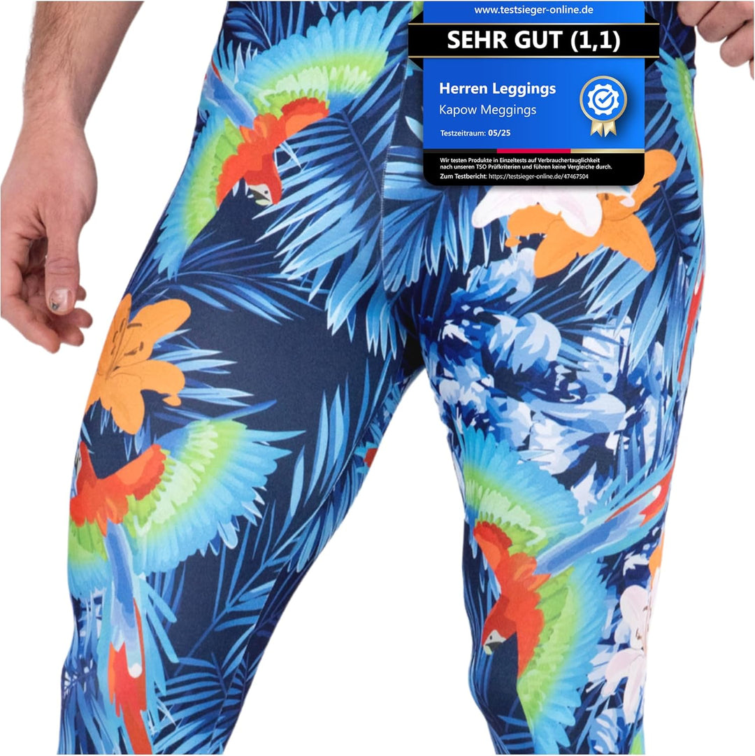 Kapow Meggings - Die originalen Männer-Leggings: Ideal für Fitness, Laufen, Mode, Festivals, Partys