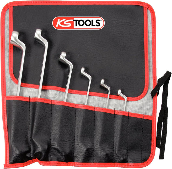 KS Tools 911.0360 CLASSIC Doppel-Ringschlüssel-Satz TX-E, gekröpft, 6-tlg.