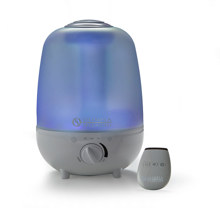Olimpia Splendid 99424 Limpia 4 Luftbefeuchter mit Chromotherapie und Timer-Funktion, 35 m² 4 Liter,