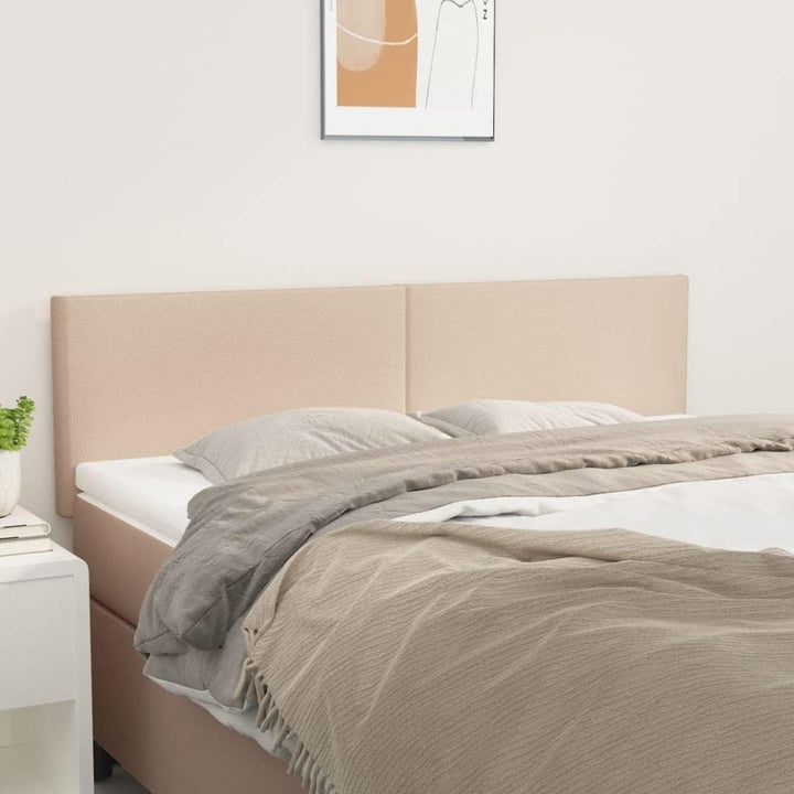 vidaXL Kopfteil 2 STK., Bettkopfteil mit Holzbeinen, Höhenverstellbar Polsterkopfteil für Bett, Bett