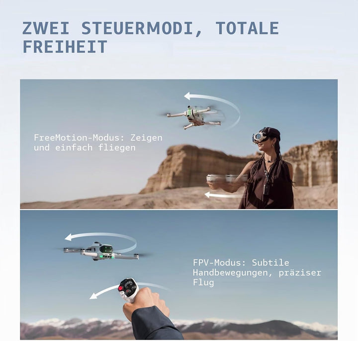 Antigravity A1 Infinity-Bundle mit Passhülle (3 Hochleistungs-Akkus) – 8K 360°-Drohne für immersives