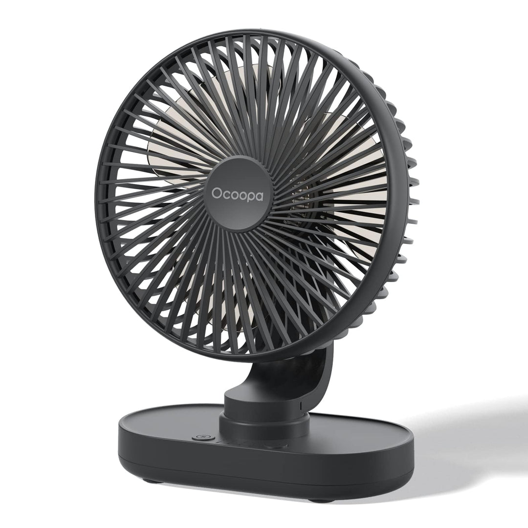 OCOOPA Ventilator Automatisch Oszillierend Leise 30db, 4000mAh Akku und USB Tischventilator mit Star