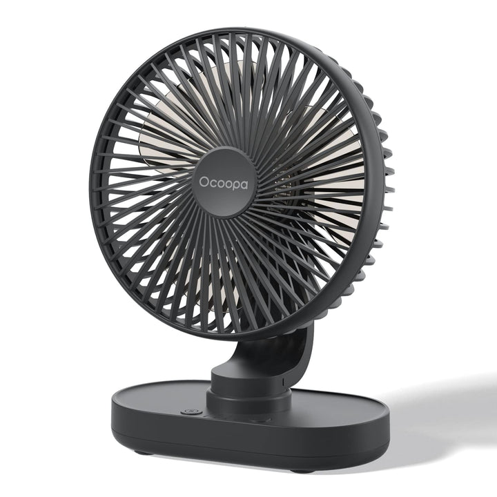 OCOOPA Ventilator Automatisch Oszillierend Leise 30db, 4000mAh Akku und USB Tischventilator mit Star