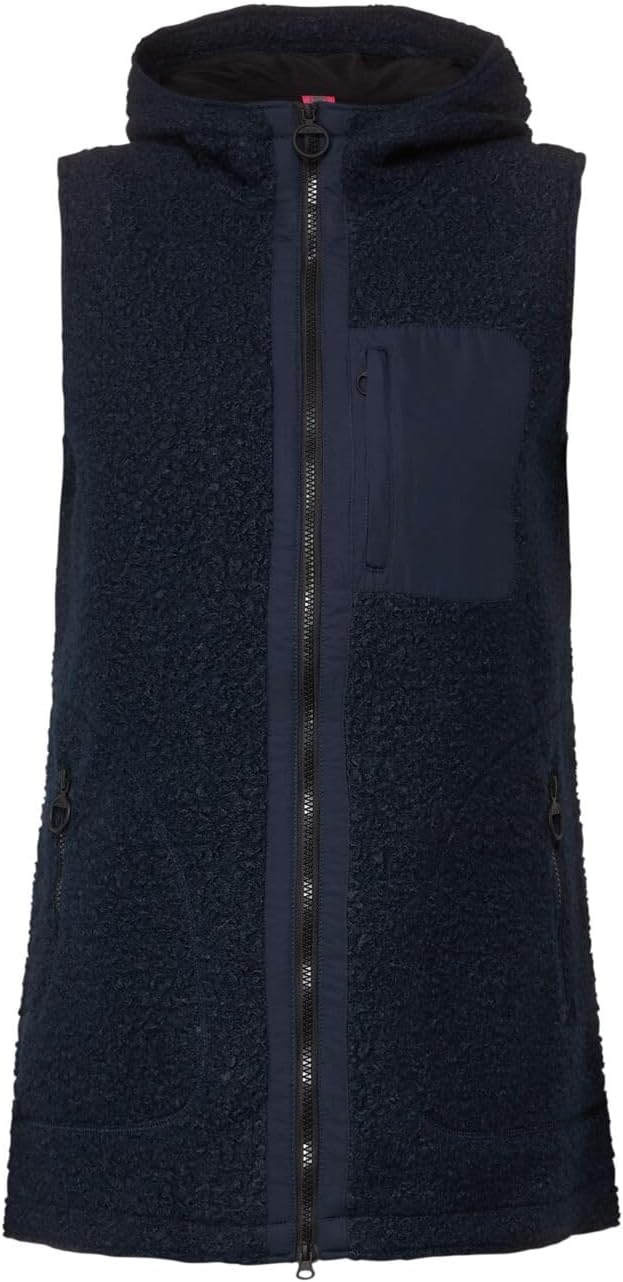 Cecil Damen B220185 Weste Hoodie L deep blue, L deep blue