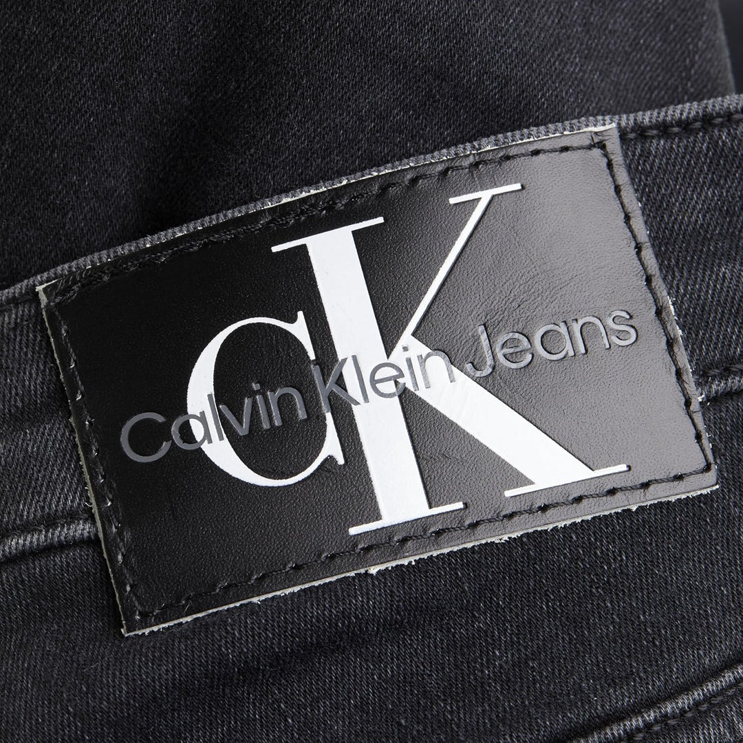 Calvin Klein Jeans Damen High Rise Skinny Hose 24W / 30L Denim Black, 24W / 30L Denim Black