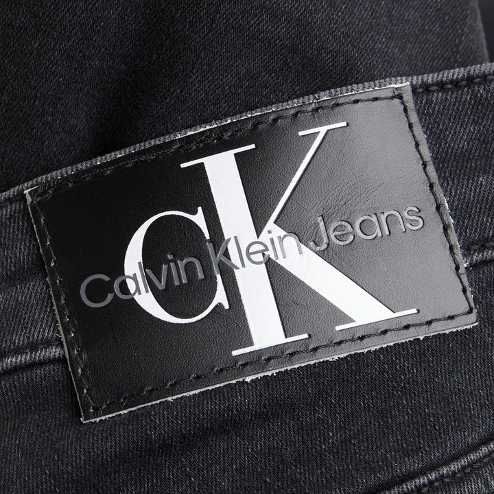 Calvin Klein Jeans Damen High Rise Skinny Hose 24W / 30L Denim Black, 24W / 30L Denim Black
