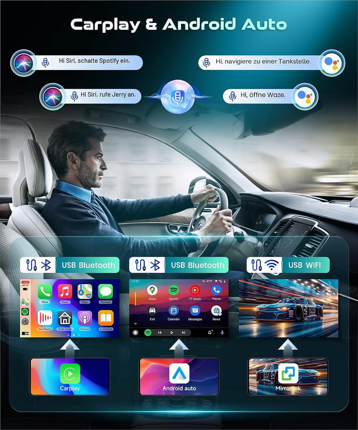 2G&amp;64G 7" Autoradio Für Renault Dacia Duster Sandero Dokker Logan Lodgy Captur mit Carplay Android A