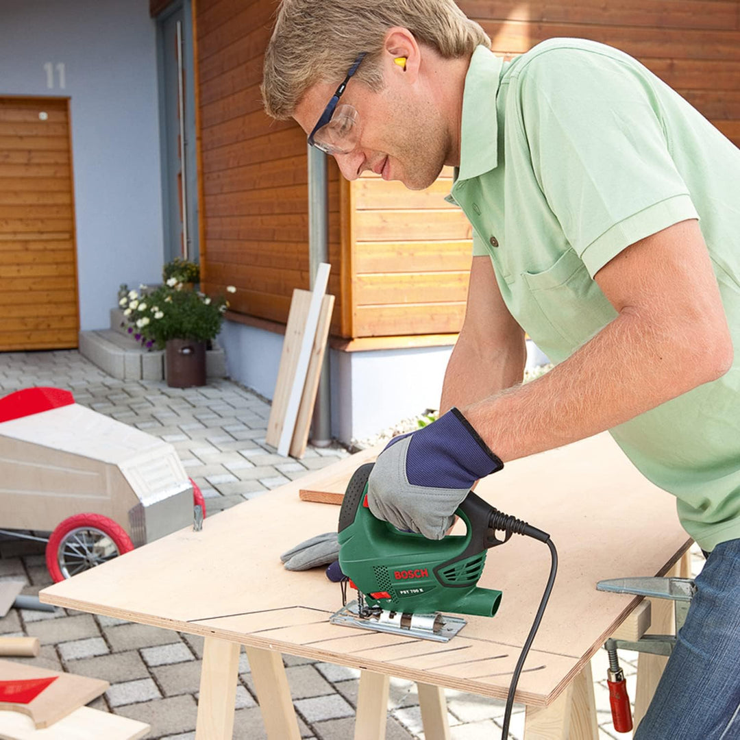 Bosch Stichsäge PST 700 E (1x Sägeblatt, Koffer, 500 Watt) PST 700 E + im Koffer, PST 700 E + im Kof