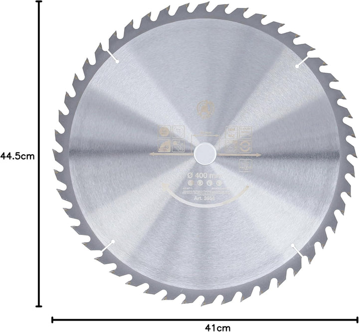 BGS Diy 3956 | Hartmetall-Kreissägeblatt | Ã˜ 400 X 30 X 3,4 Mm | 48 Zähne Ø 400 x 30 x 3,4 mm | 48