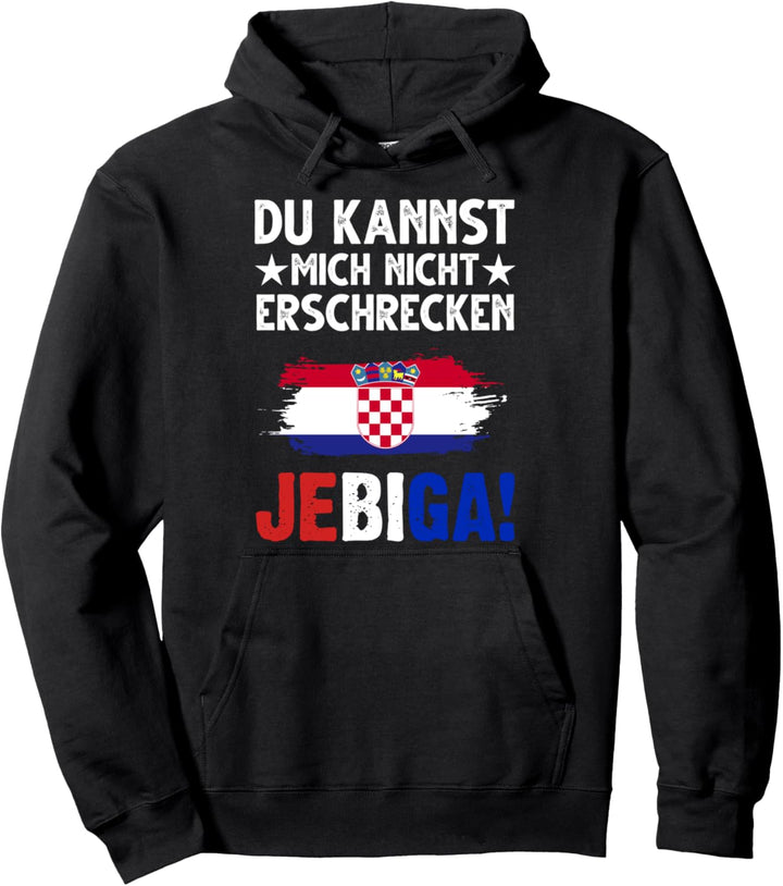 Jebiga Kroatisch Kroatien Pullover Hoodie