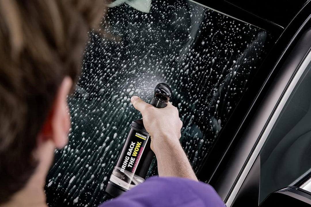 Kärcher EDI 4 elektrischer Eiskratzer + Autoscheiben-Reinigungsset, müheloses Eisentfernen im Winter