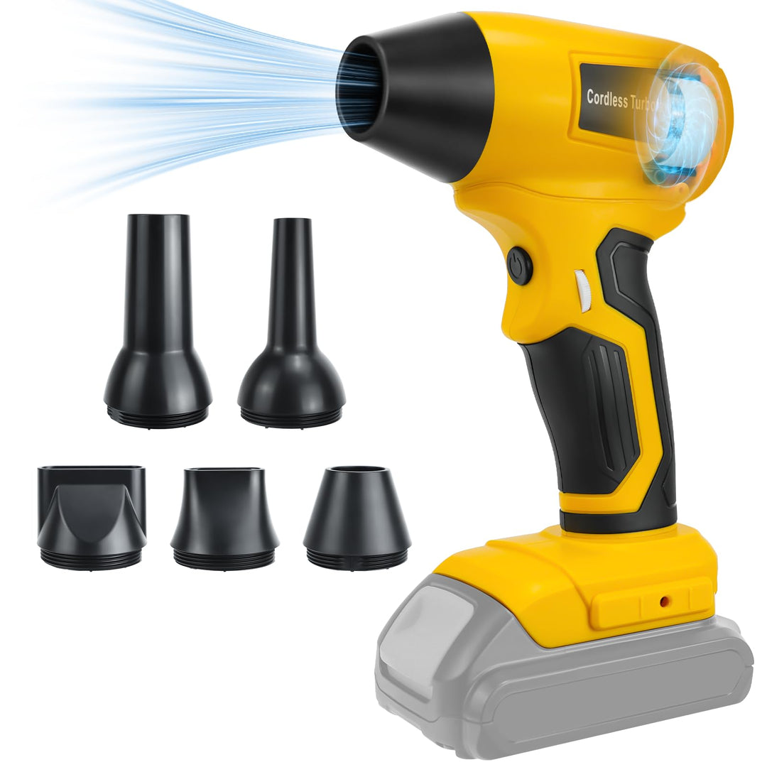 Mini Blattgebläse Kompatibel mit Dewalt 20V Batterie, 130000RPM Geschwindigkeitsblaser, bürstenloser