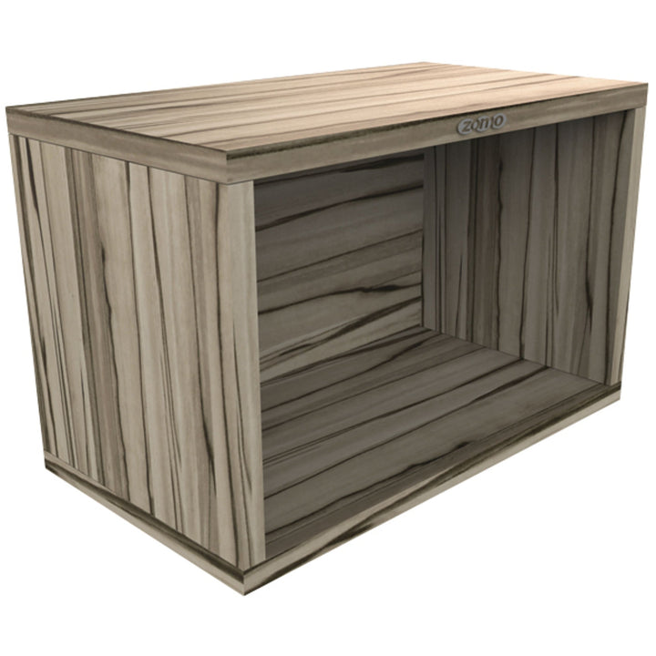 Zomo VS-Box 7/100 Vinyl Aufbewahrung für 100-120 Singles - 7 Zoll - 360 x 200 x 230 mm - Zebrano - M