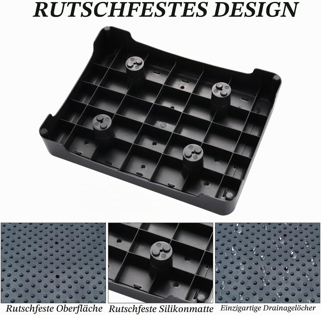 Anti-Rutsch Halbstufe, One Step Stool für Senioren, Tragbare Tritthocker Bis 200 Kg, Stapelbare Halb