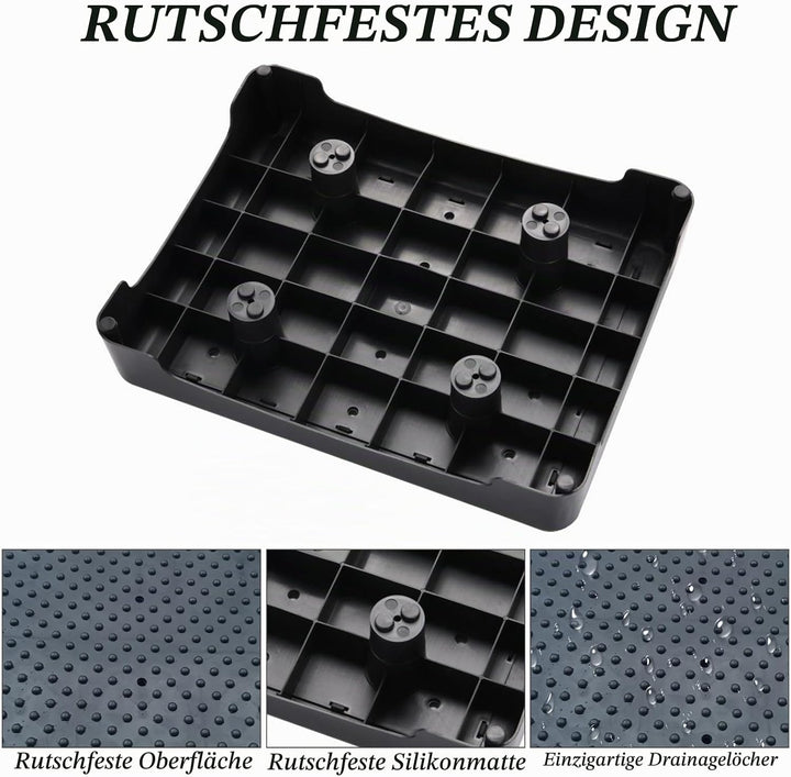 Anti-Rutsch Halbstufe, One Step Stool für Senioren, Tragbare Tritthocker Bis 200 Kg, Stapelbare Halb
