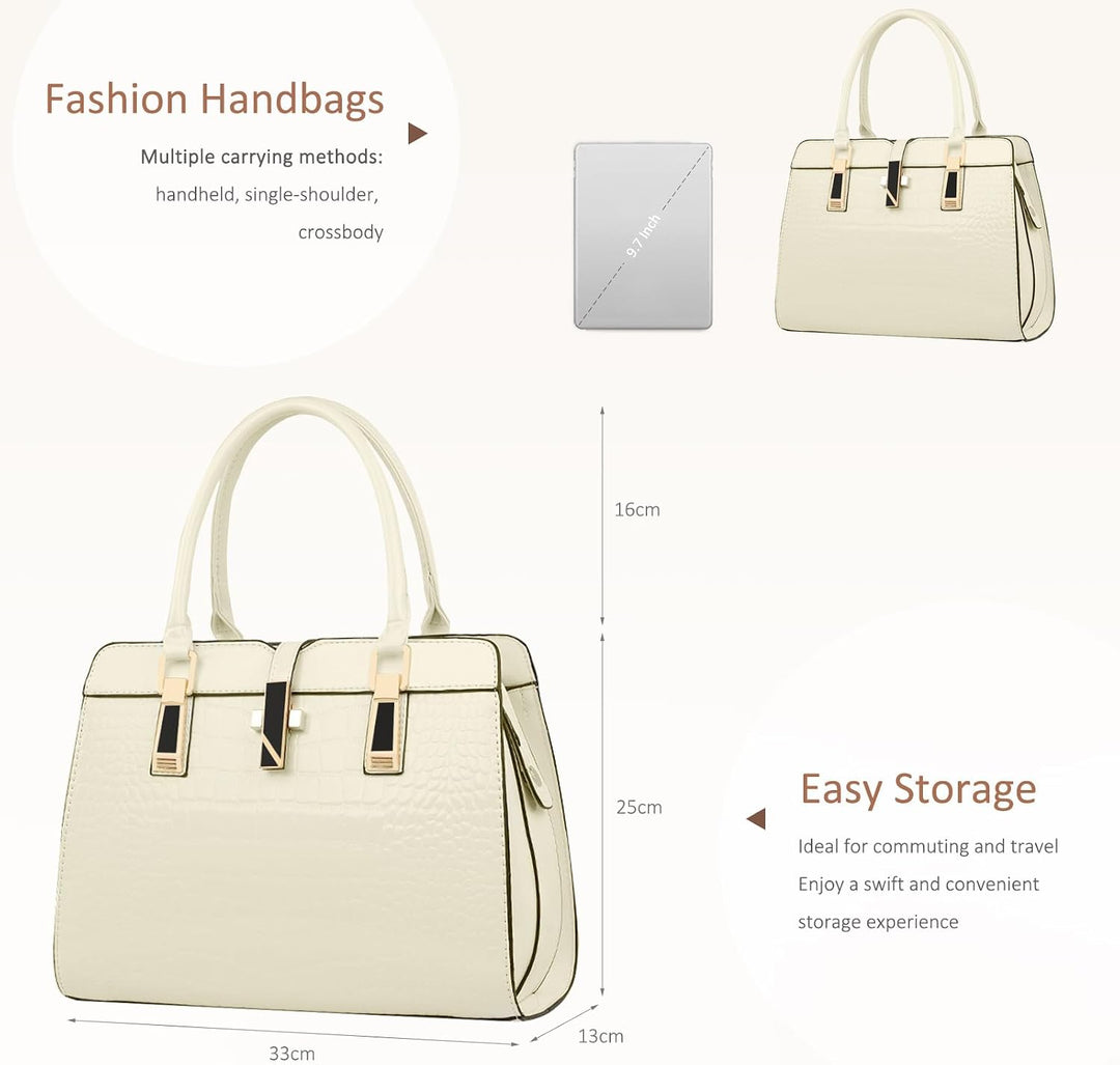 Nicole&amp;Doris Damen Handtaschen Neue Umhängetasche Lackleder Shell Schultertasche Henkeltaschen Tasch