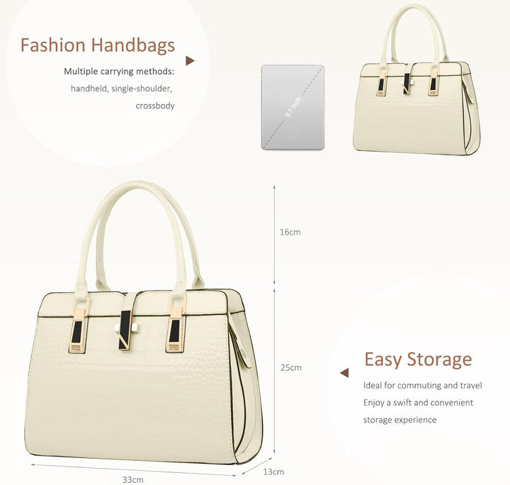 Nicole&amp;Doris Damen Handtaschen Neue Umhängetasche Lackleder Shell Schultertasche Henkeltaschen Tasch