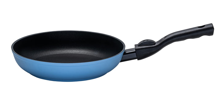 Kelomat, 3522-328, Bratpfanne, BLUE CLICK, 24 cm Durchmesser, rund, ThermoStabilboden, abnehmbarer G