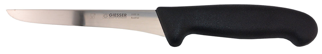 Giesser Messer Ausbeinmesser schwarz 16 cm Klingenlänge - Profimesser