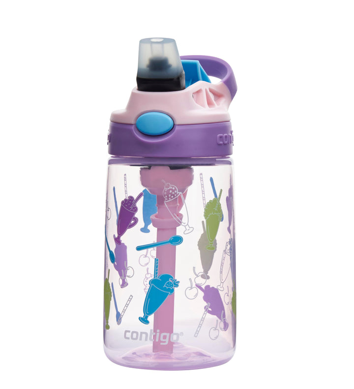 Contigo Kinder Trinkflasche Easy Clean Autospout mit Strohhalm | 100% auslaufsicher | BPA-freie robu