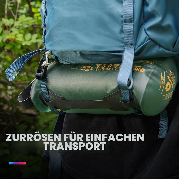 HydraPak Seeker - Faltbarer Wasserspeicher (2L) - BPA- & PVC-freier Camping Trinkrucksack - Sutro Gr