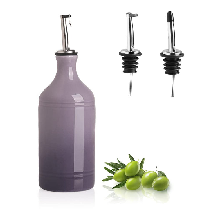 Sweejar Keramik-Olivenöl-Spenderflasche, schützt Öl, um Oxidation zu reduzieren, geeignet für die Au
