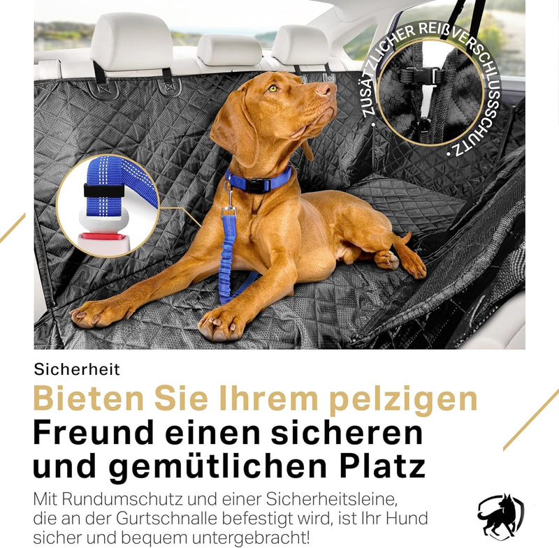 PetProved Hundedecke Auto Rückbank Hund Auto Rückbank Hundedecke Rücksitz Hund Autodecke Rücksitzsch