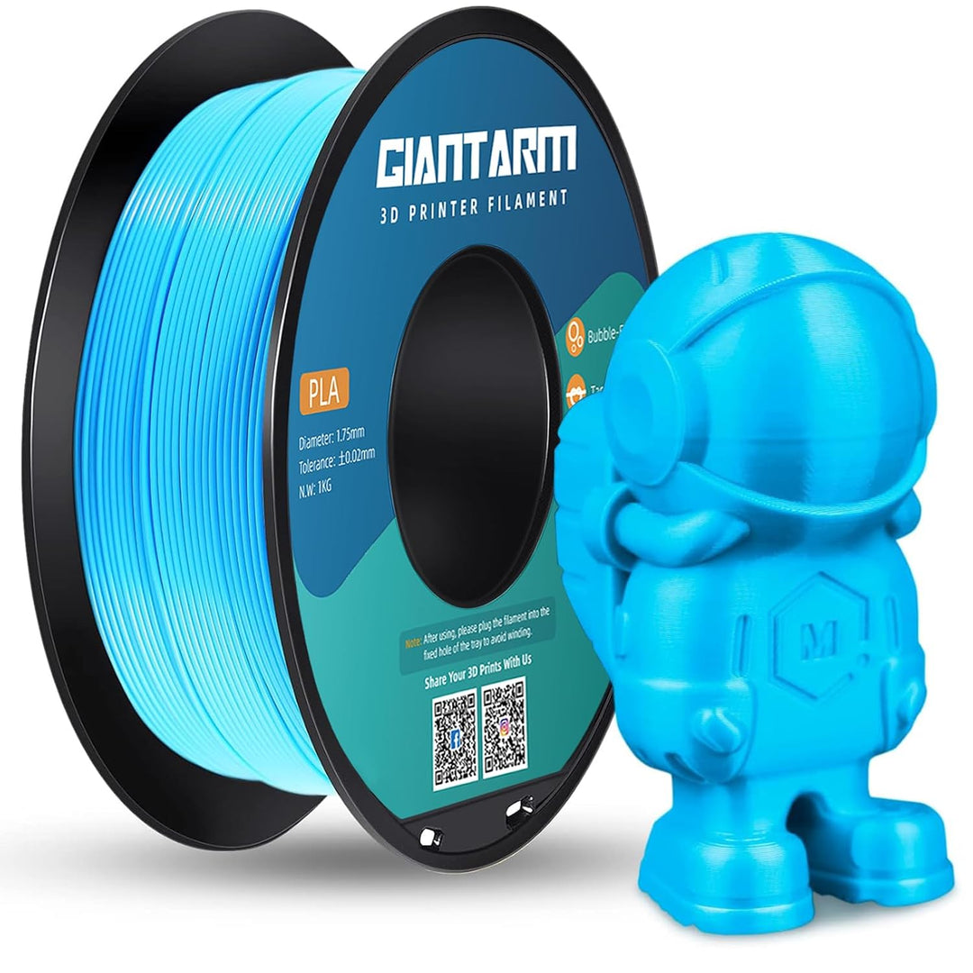 GIANTARM PLA Filament 1.75mm,3D Drucker Filament PLA 1kg,MaBgenauigkeit +/- 0,02mm,3D-Druckmateriali