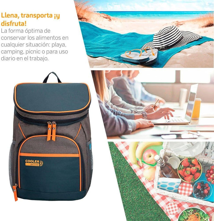 AKTIVE 80790 Kühltasche, 15 l Rucksack, Rucksack