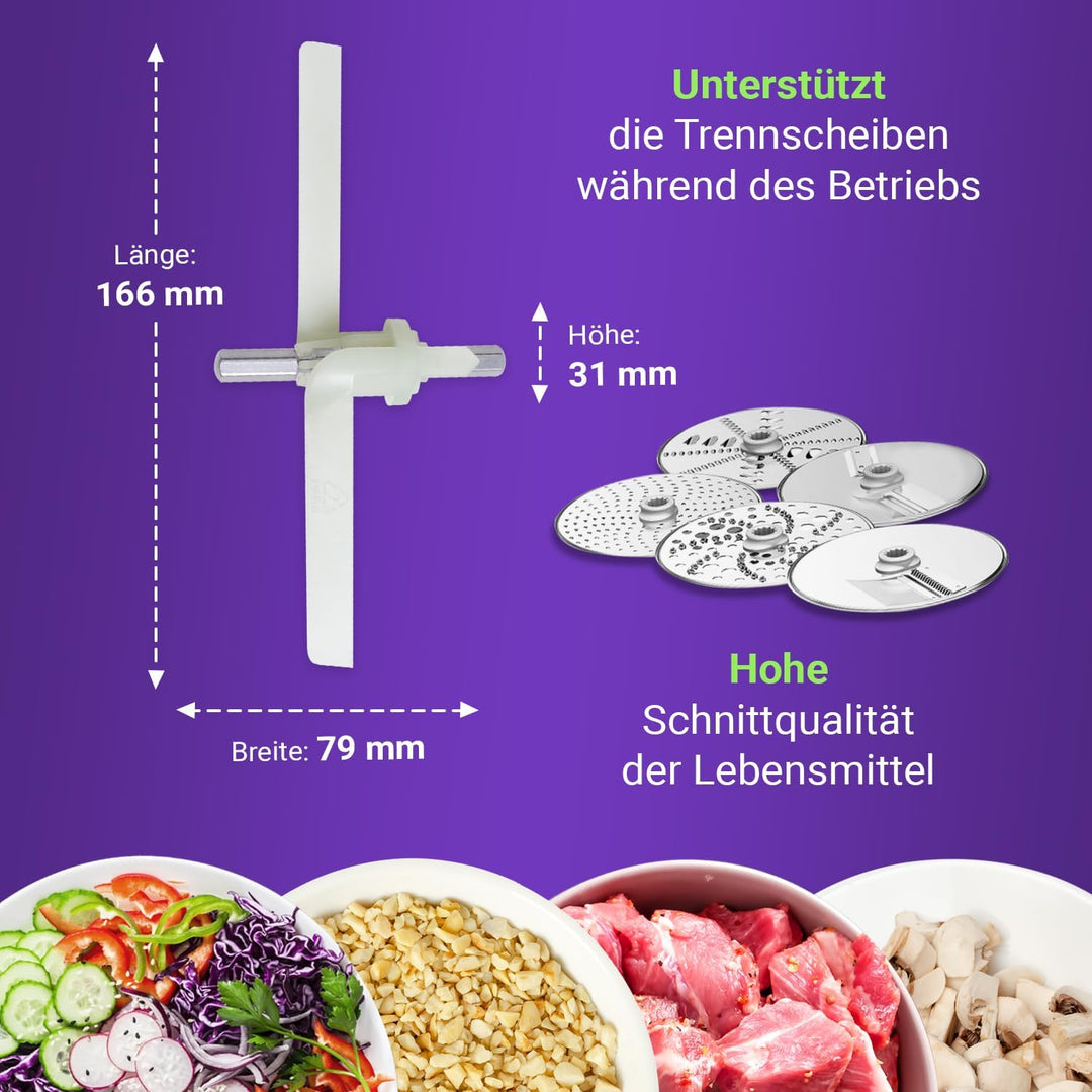 Viоks.pro 2x Mitnehmer Küchenmaschine Ersatz für Bosch 091027 00091027 | Antriebswelle Flügel, entha