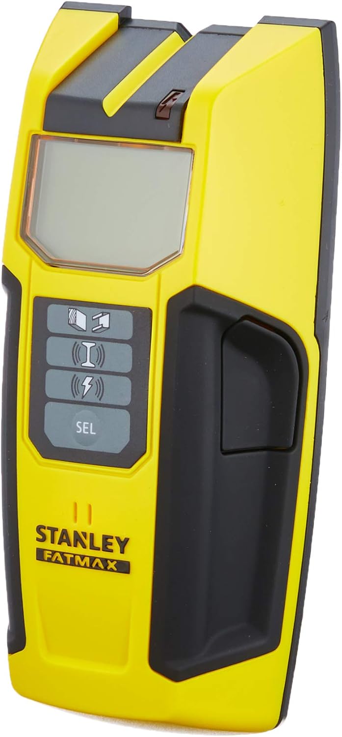 Stanley FatMax Materialdetektor S300 Ortungsgerät/Leitungssucher/Multifinder/Holzortung, LCD-Display